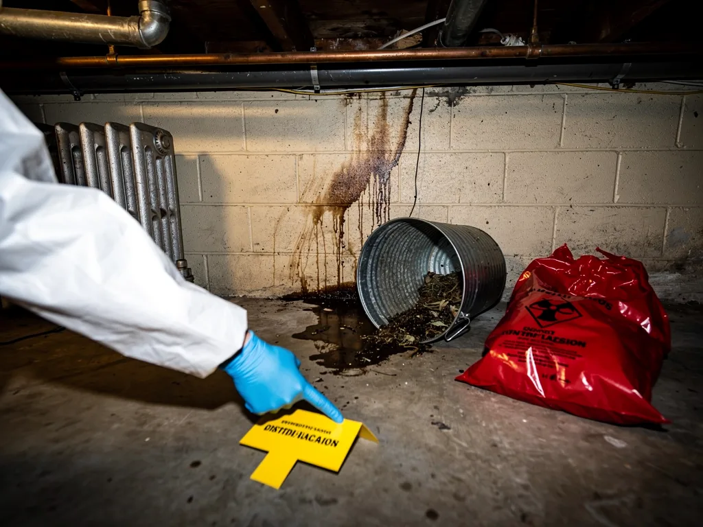 Warning signs that signal a biohazard cleanup is needed